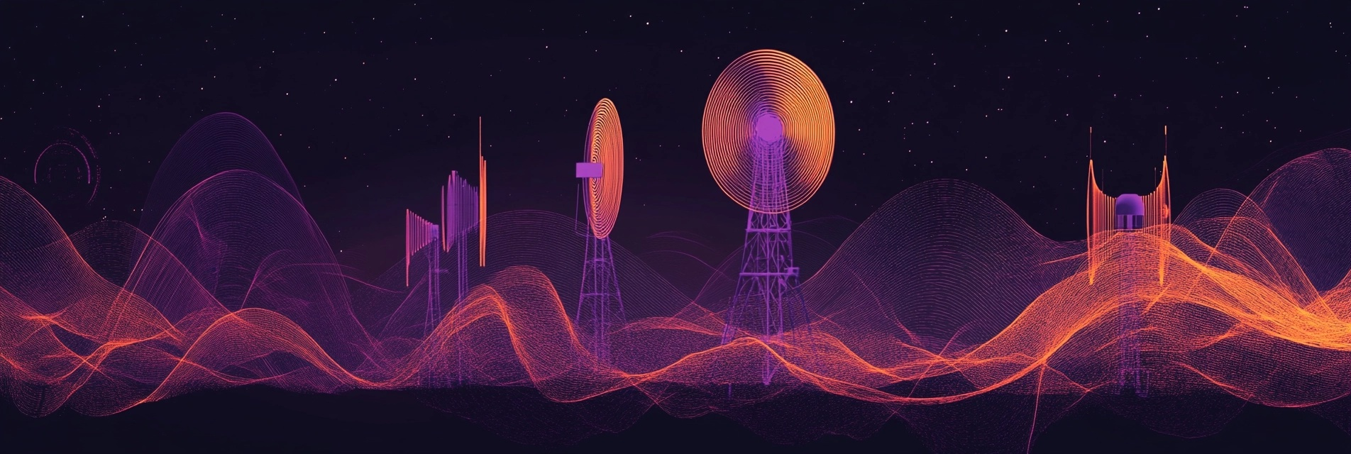 waves of reactive signals light up space